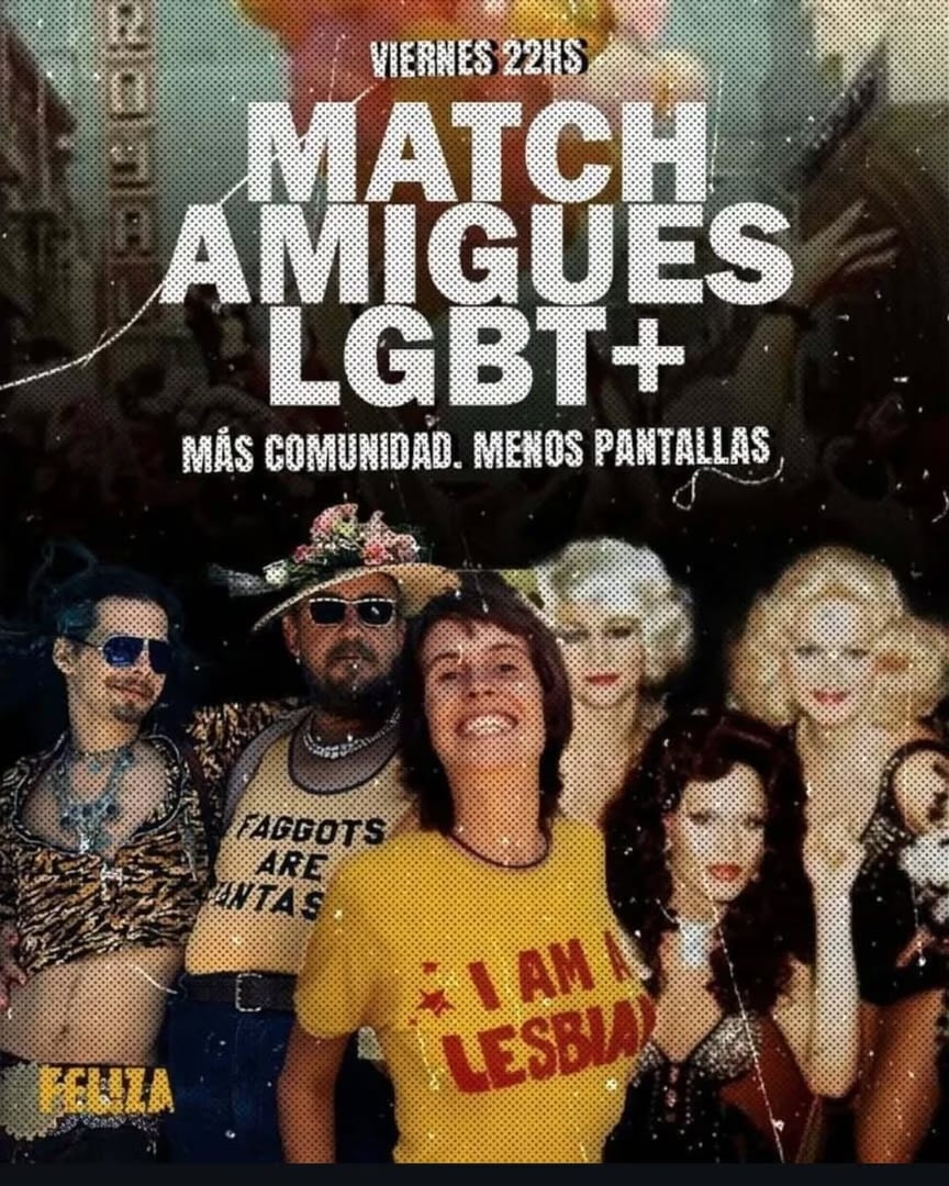 FEL!ZA Club LGBTIQ Buenos Aires — ×××××××VIERNES PATIO MARIKX ××××××
..............QUE NO TE LO CUENTEN...........