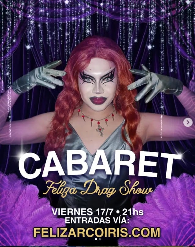 FEL!ZA Club LGBTIQ Buenos Aires — CABARET 💋 FELIZA DRAG SHOW.
¡Se abren las puertas de nuestro escenario para rec