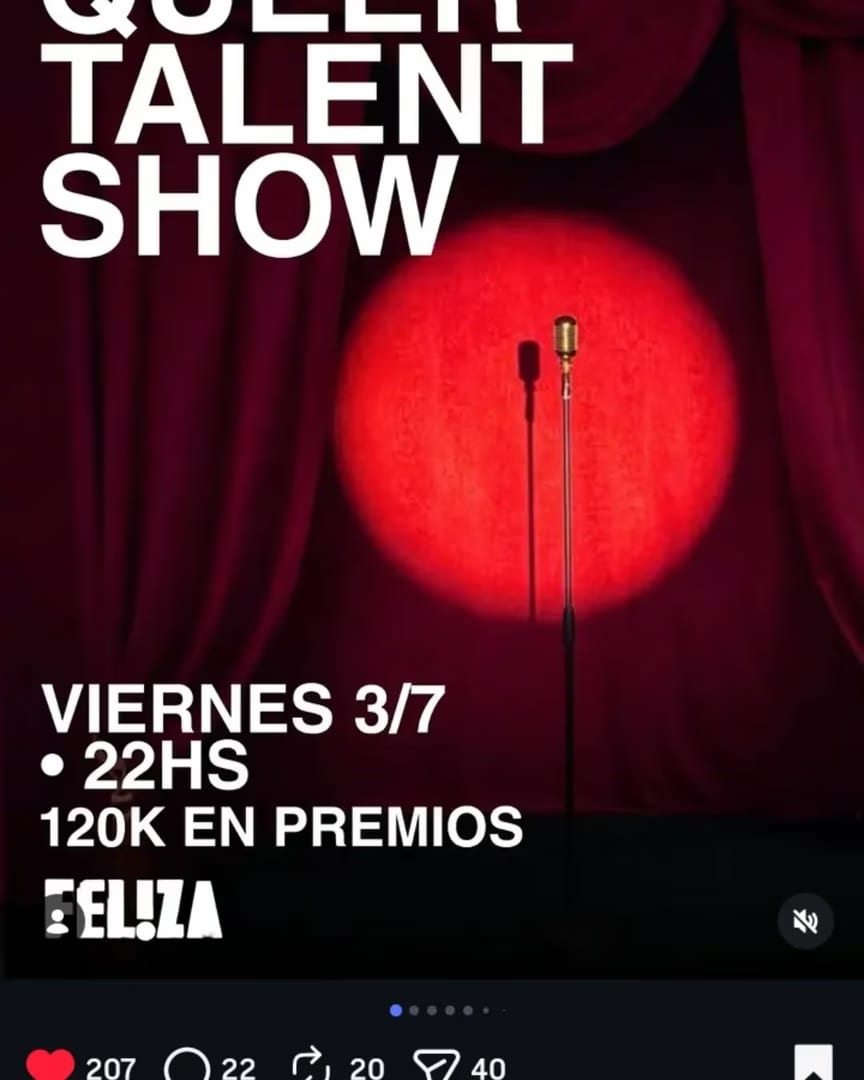 FEL!ZA Club LGBTIQ Buenos Aires — ×××××××VIERNES PATIO MARIKX ××××××
..............QUE NO TE LO CUENTEN...........