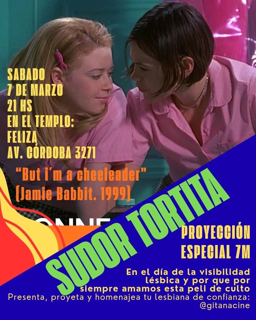 FEL!ZA Club LGBTIQ Buenos Aires — * SABADO 7M
NO ES UNA FIESTA, ES UN UNIVERSO
21h CINE DEBATE LESBICO "BUT IM A