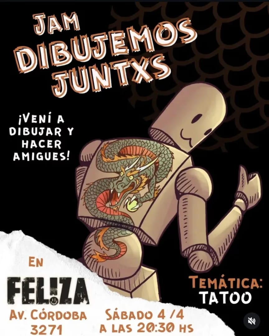 FEL!ZA Club LGBTIQ Buenos Aires — ***** SABADO PUTIPOP ******
UNIVERSO QUEER 🔥
20.30h JAM DIBUJEMOS JUNTXS tema