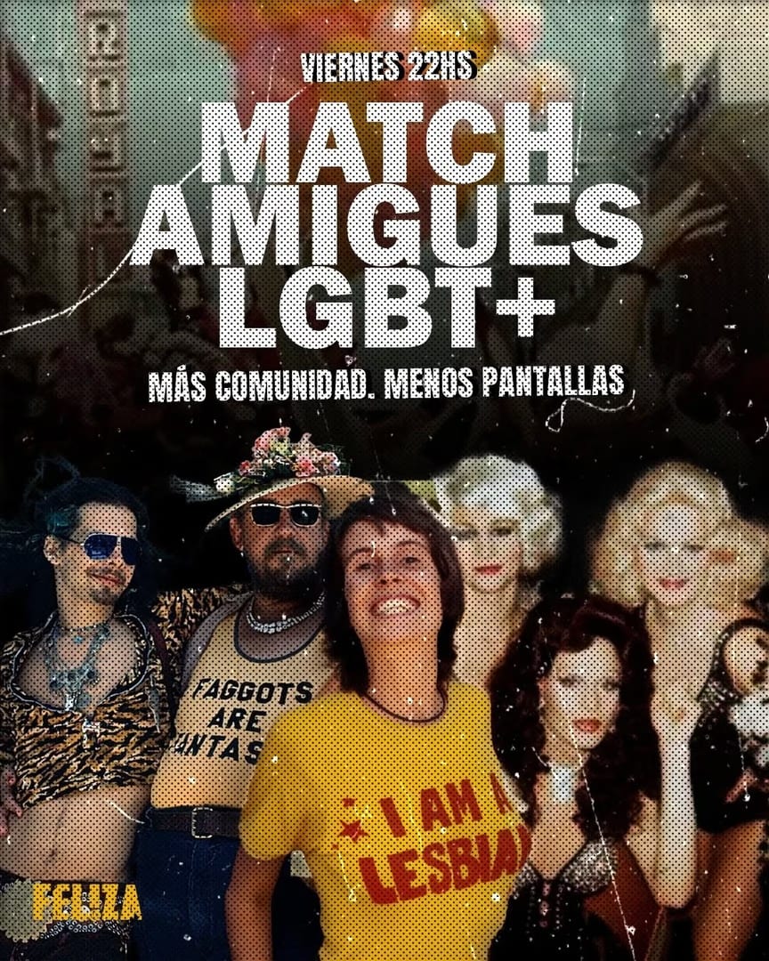 FEL!ZA Club LGBTIQ Buenos Aires — ×××××××VIERNES PATIO MARIKX ××××××
..............QUE NO TE LO CUENTEN...........